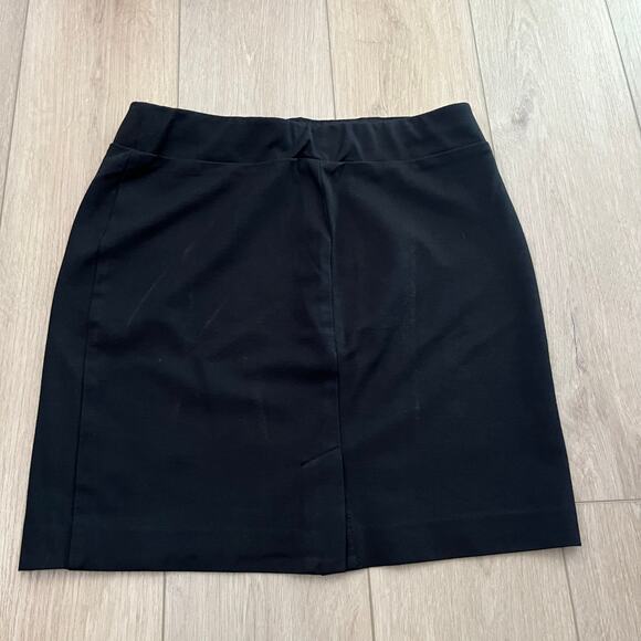 J. Jill Women’s Black Ponte Pencil Skirt Sz Small - Picture 2 of 6